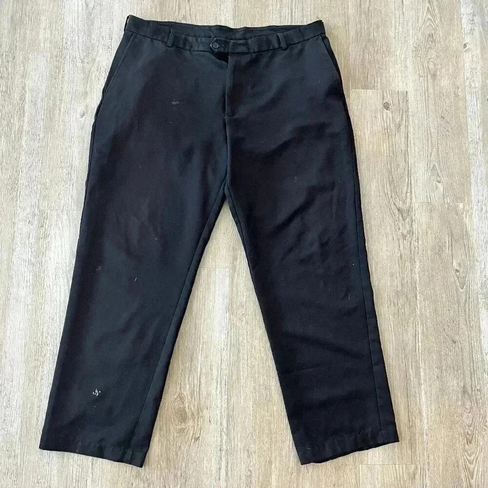 Mens Izod Black Golf Pants - 40x32